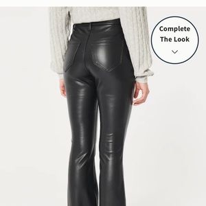 Hollister pleather pants!